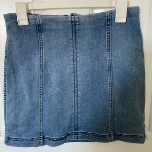 FP Movement by Free People Blue Mini Pencil Skirt